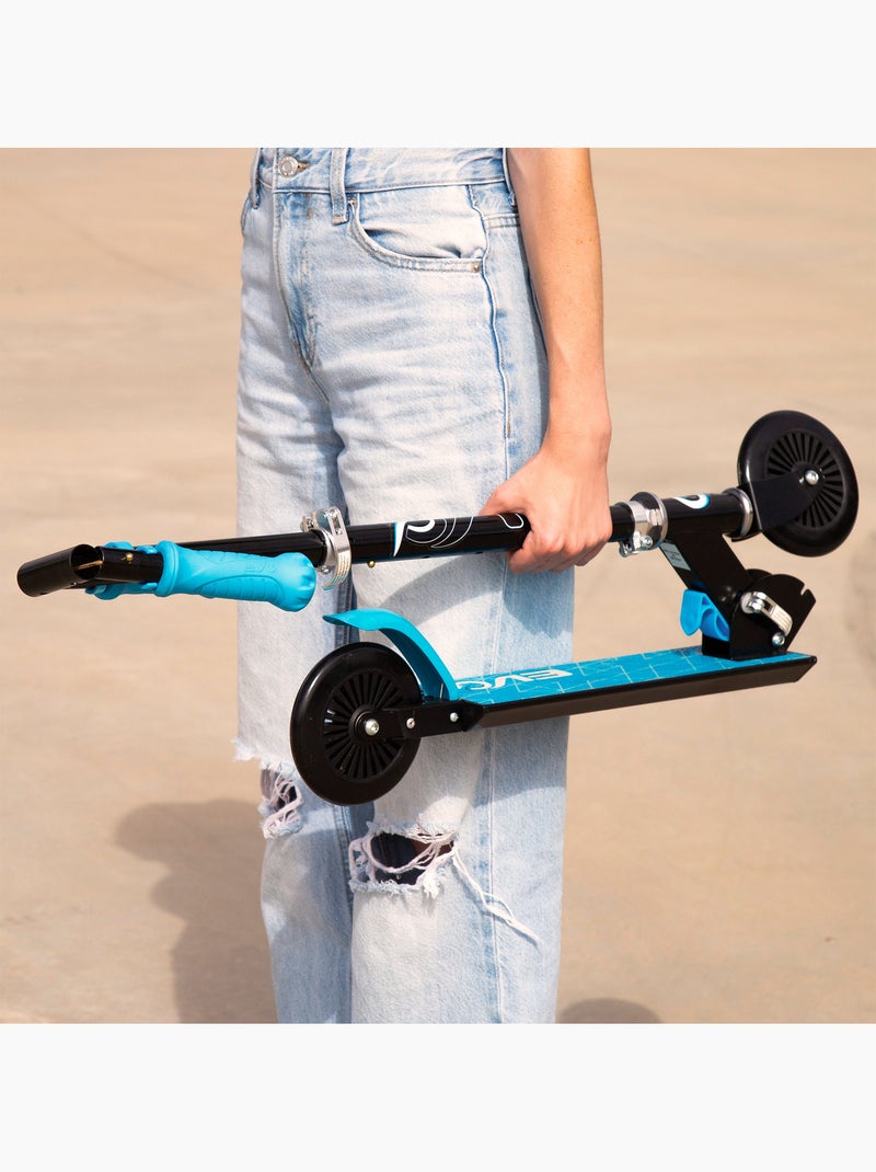 Patinete 2 ruedas plegable y ajustable evo Azul - Kiabi