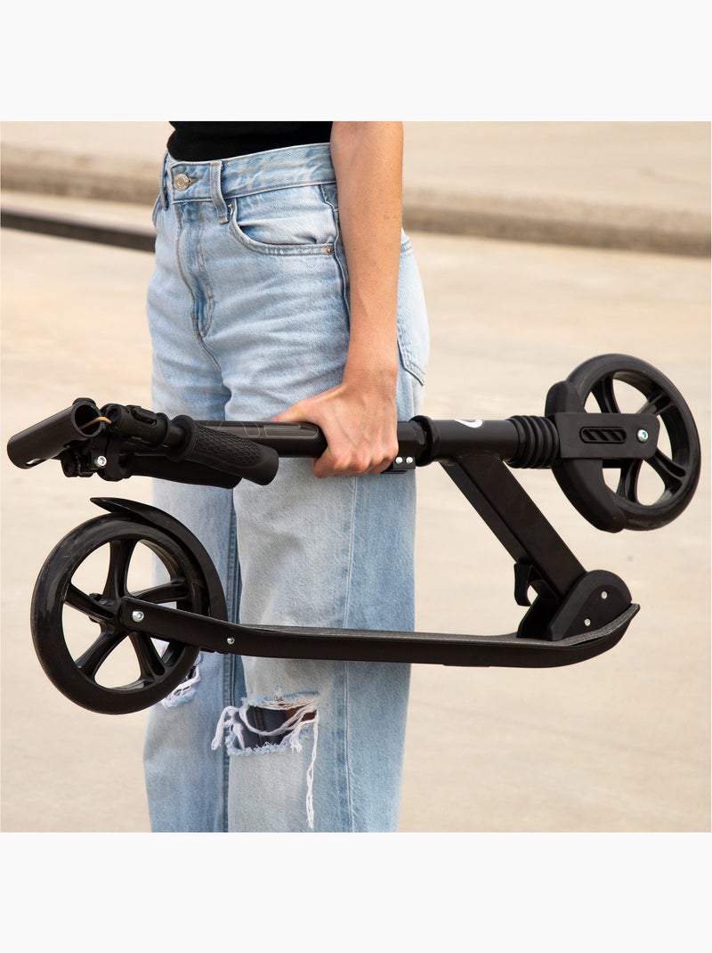 Patinete 2 ruedas plegable y ajustable evo Negro - Kiabi