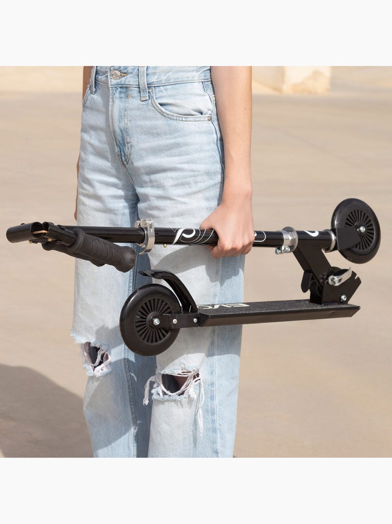 Patinete 2 ruedas plegable y ajustable evo Negro - Kiabi