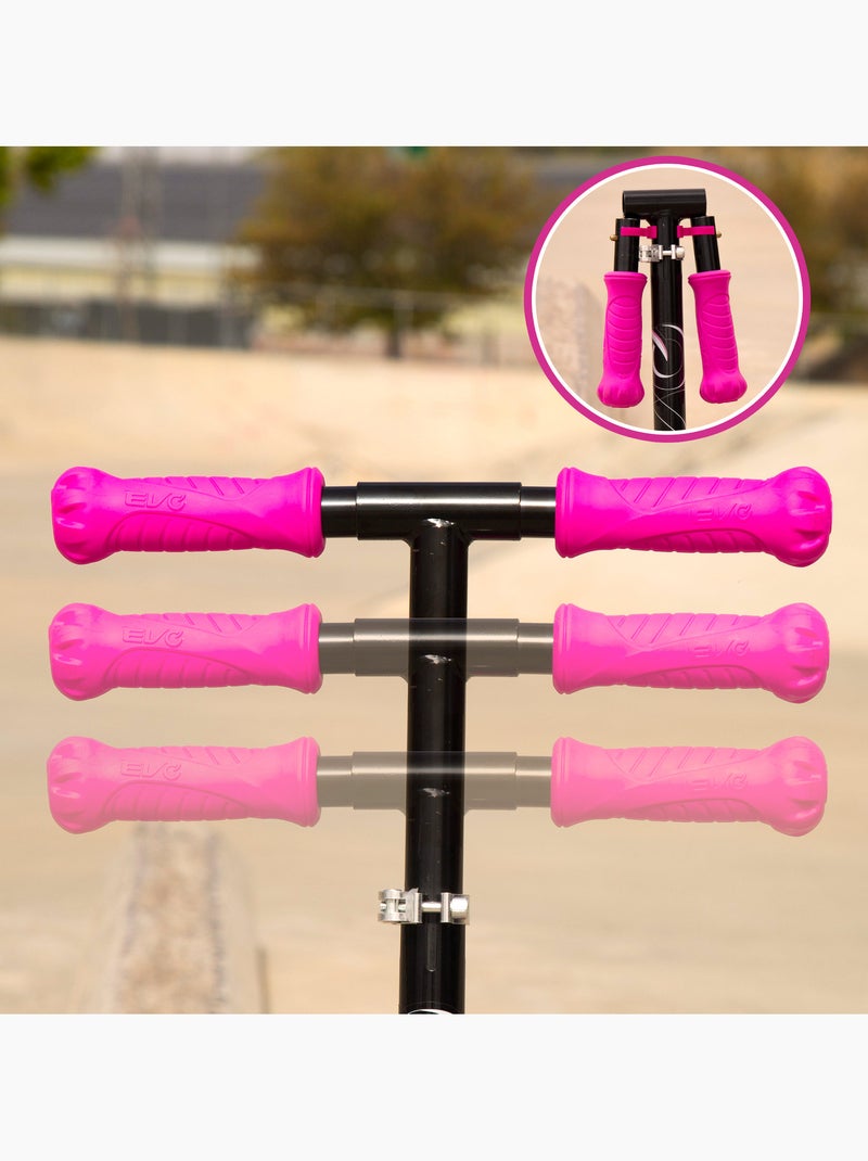 Patinete 2 ruedas plegable y ajustable evo Rosa - Kiabi