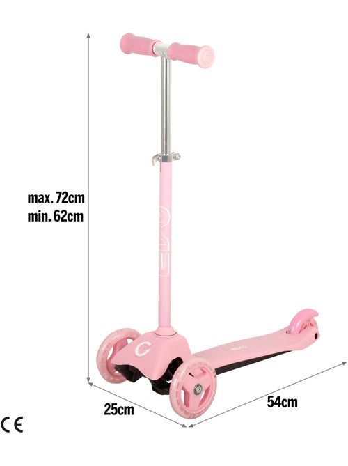 Patinete 3 ruedas ajustable evo - Kiabi