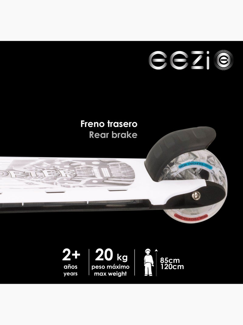 Patinete 3 ruedas c/luces personalizables eezi N/D - Kiabi