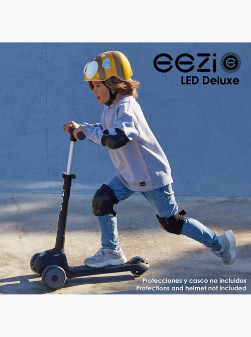 Patinete 3 ruedas c/luces y manillar plegable eezi - Kiabi