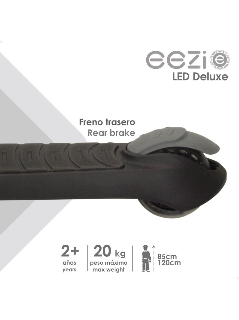 Patinete 3 ruedas c/luces y manillar plegable eezi N/D - Kiabi
