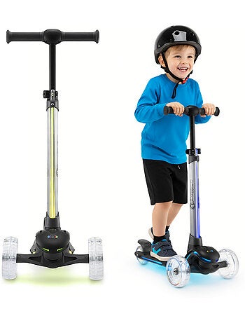 Patinete 3 ruedas HyperMotion BECKY LED