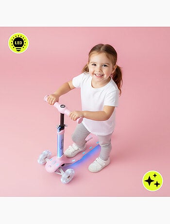 Patinete 3 ruedas HyperMotion BECKY LED