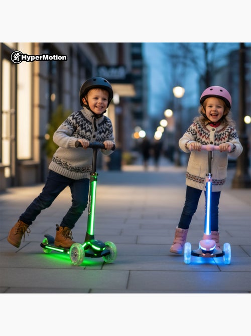 Patinete 3 ruedas HyperMotion BECKY LED - Kiabi Patinete 3 ruedas HyperMotion BECKY LED - Kiabi