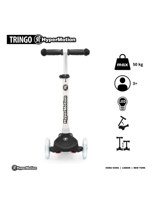 Patinete 3 ruedas LED ajustable máx 50kg HyperMotion - Kiabi