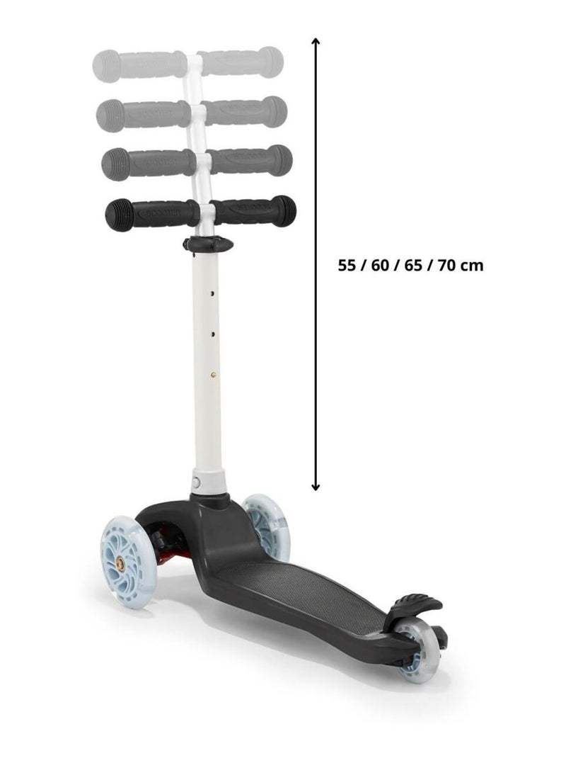 Patinete 3 ruedas LED ajustable máx 50kg HyperMotion N/D - Kiabi