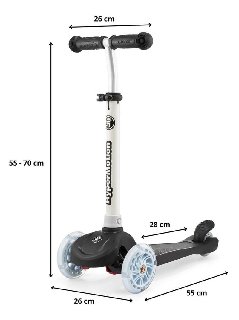 Patinete 3 ruedas LED ajustable máx 50kg HyperMotion N/D - Kiabi