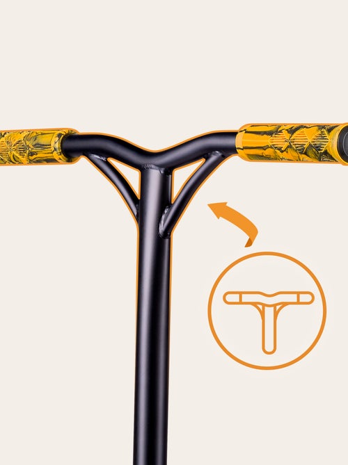 Patinete acrobático LIONELO Whizz - Manillar ancho - Rodamientos ABEC-9 - Negro - Kiabi