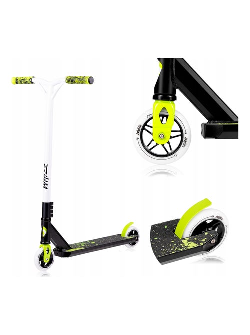 Patinete acrobático LIONELO Whizz - Manillar ancho - Rodamientos ABEC-9 - Negro - Kiabi