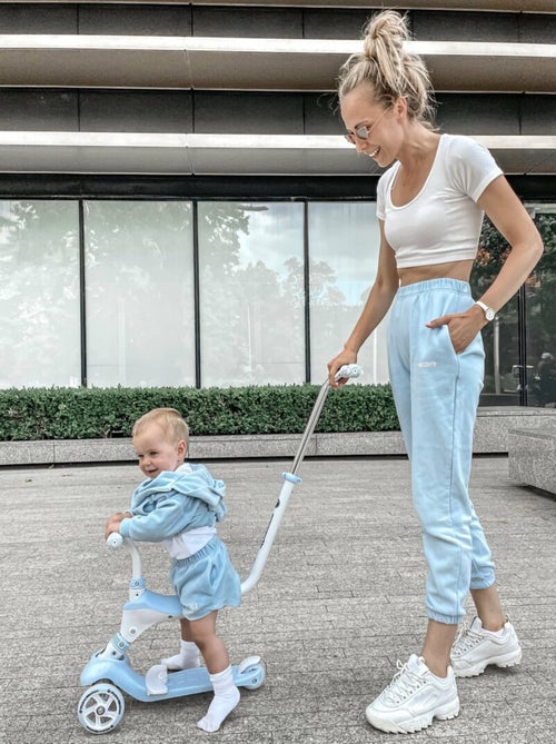 Patinete evolutivo 3 en 1 correpasillos azul HyperMotion - Kiabi