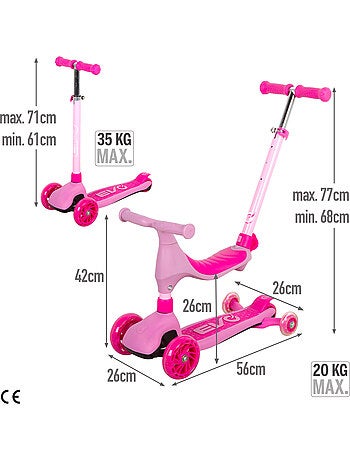 Patinete evolutivo 4 en 1 evo