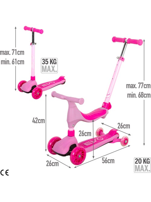 Patinete evolutivo 4 en 1 evo - Kiabi