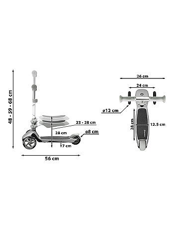 Patinete evolutivo con asiento desmontable HyperMotion