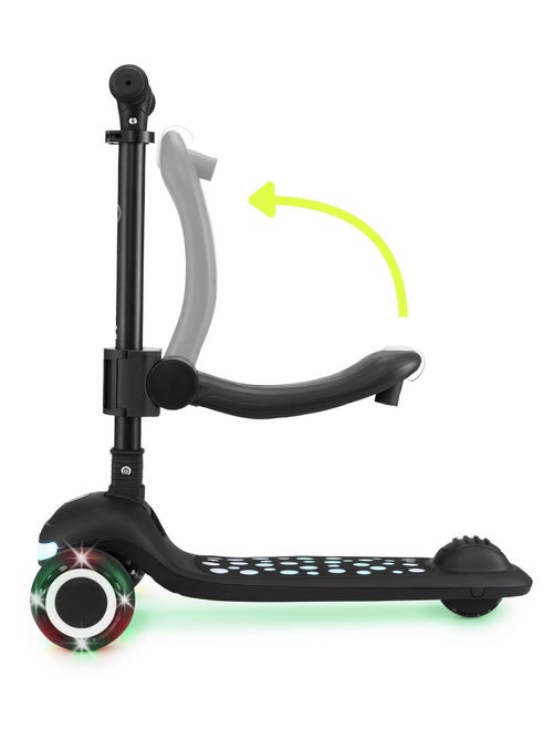 Patinete infantil 3 en 1 HyperMotion LUMI con luces LED y asiento ajustable - Kiabi