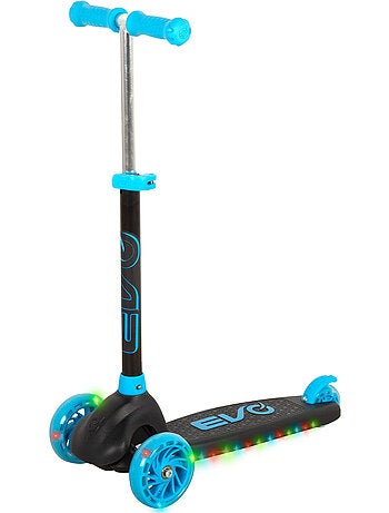 Patinete infantil 3 ruedas con luces evo
