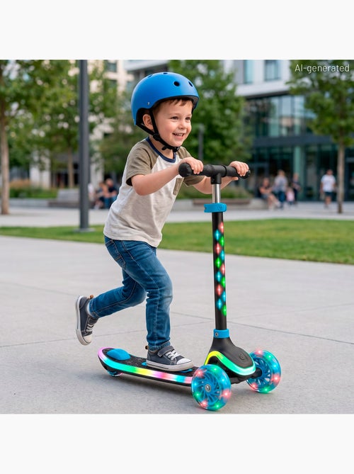Patinete infantil con 3 ruedas con luces + 3 años evo - Kiabi Patinete infantil con 3 ruedas con luces + 3 años evo - Kiabi
