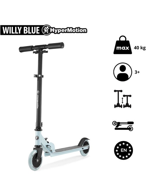 Patinete infantil de 2 ruedas Willy plegable ligero 3–8 años - Kiabi