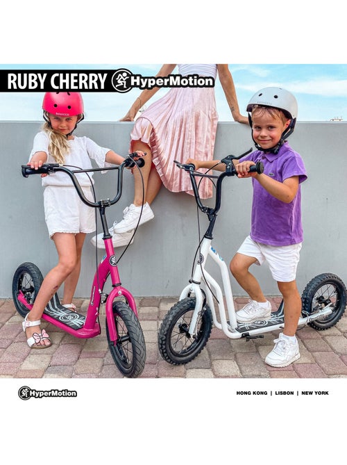 Patinete infantil hypermotion ruby 12.2 con ruedas inflables y frenos desde 5 años - Kiabi