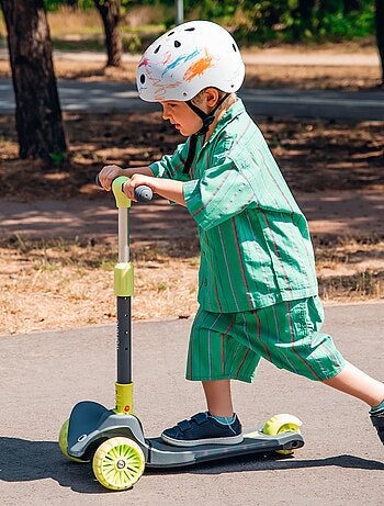 Patinete infantil LIONELO Timmy - 3 ruedas - Rodamientos LED - Altura ajustable