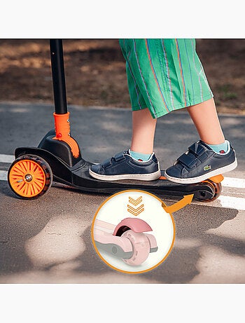 Patinete infantil LIONELO Timmy - 3 ruedas - Rodamientos LED - Altura ajustable