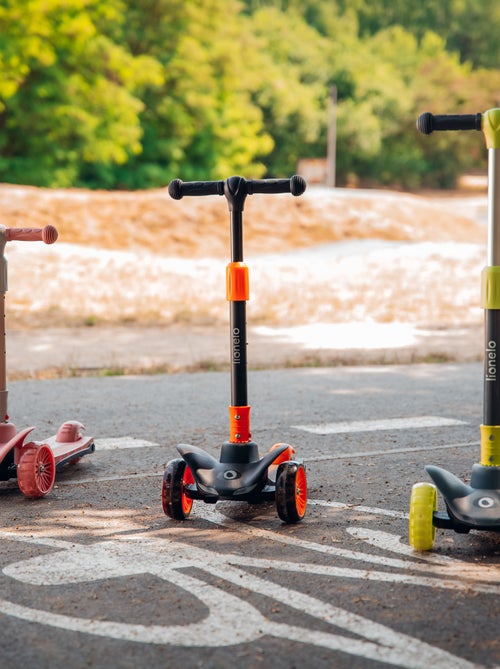 Patinete infantil LIONELO Timmy - 3 ruedas - Rodamientos LED - Altura ajustable - Kiabi