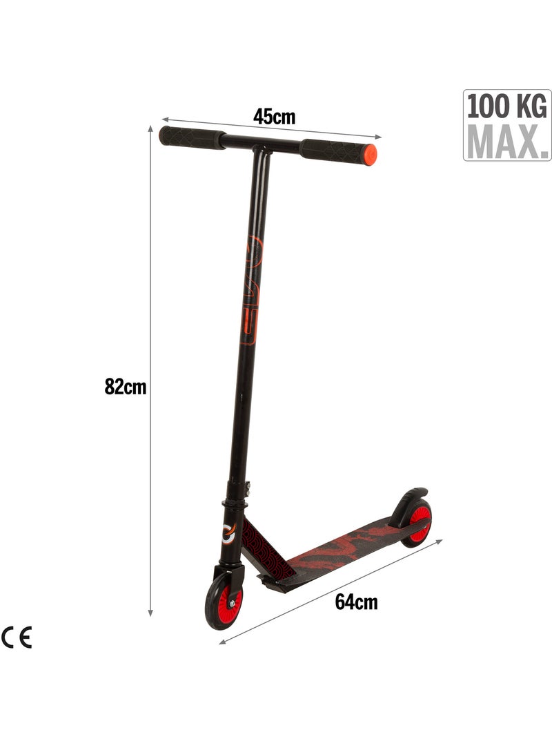 Patinete infantil manillar 360º evo Negro Rojo - Kiabi
