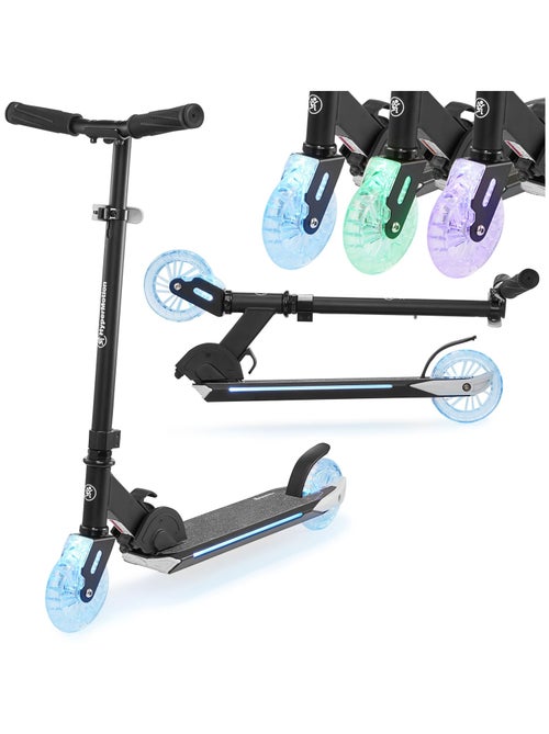 Patinete LED plegable ligero ruedas 125mm 50kg HyperMotion - Kiabi