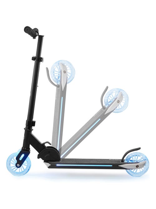 Patinete LED plegable ligero ruedas 125mm 50kg HyperMotion - Kiabi