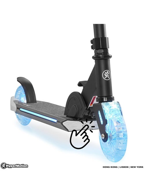 Patinete LED plegable ligero ruedas 125mm 50kg HyperMotion - Kiabi