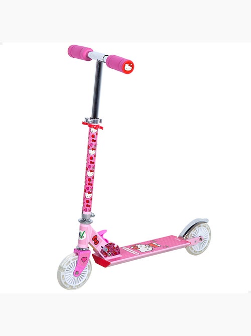 Patinete plegable 2 ruedas con luces hello kitty - Kiabi