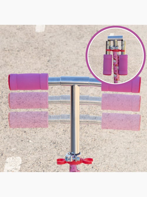 Patinete plegable 2 ruedas con luces hello kitty - Kiabi
