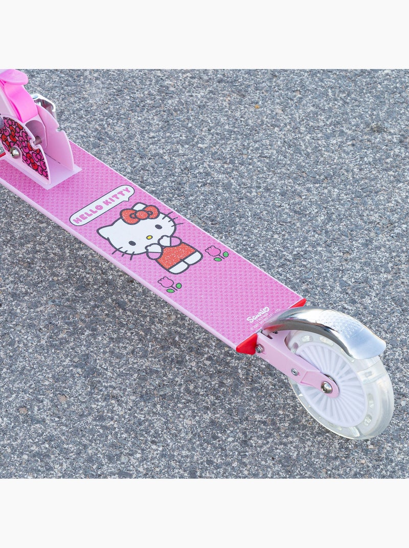 Patinete plegable 2 ruedas con luces hello kitty N/D - Kiabi