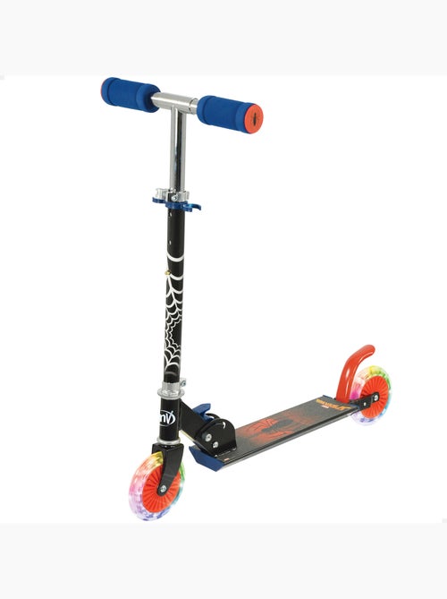 Patinete plegable 2 ruedas con luces spiderman - Kiabi