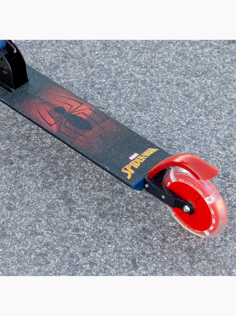 Patinete plegable 2 ruedas con luces spiderman N/D - Kiabi
