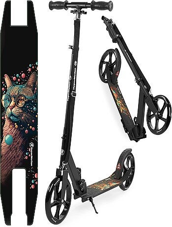 Patinete plegable aluminio abec-7 máx 100kg hypermotion