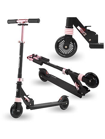 Patinete plegable con amortiguadores ruedas 125mm hypermotion