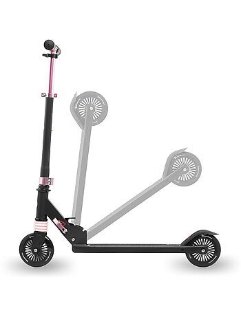 Patinete plegable con amortiguadores ruedas 125mm hypermotion