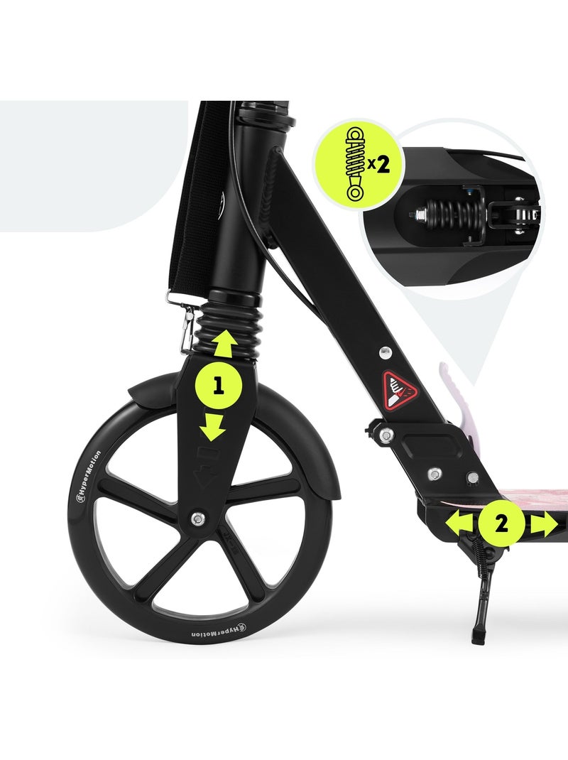 Patinete plegable de aluminio skyline con suspensión, freno de disco y ruedas 200 mm N/D - Kiabi