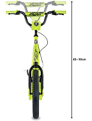 Patinete urbano hypermotion runkie 16" con frenos v-brake y ruedas inflables para niños y adultos