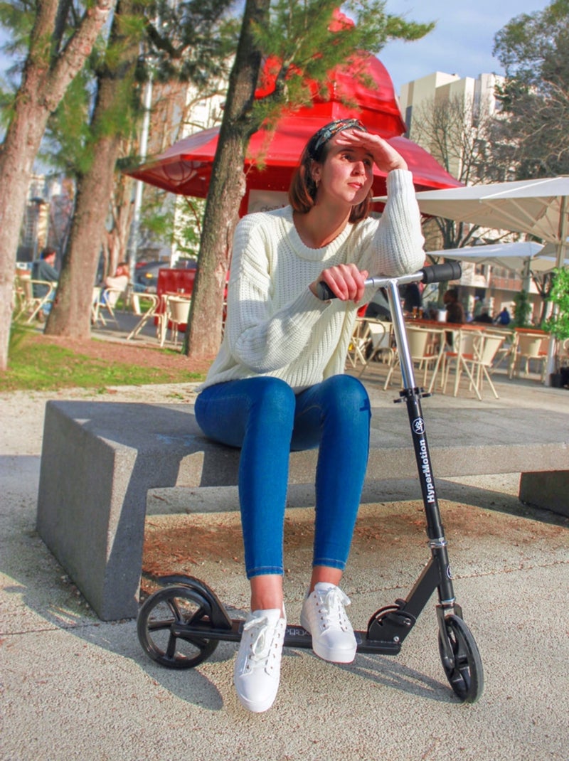 Patinete urbano rockster plegable 200 mm para adultos y adolescentes hasta 100 kg N/D - Kiabi