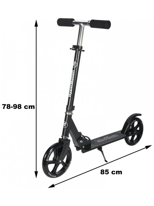 Patinete urbano rockster plegable 200 mm para adultos y adolescentes hasta 100 kg - Kiabi