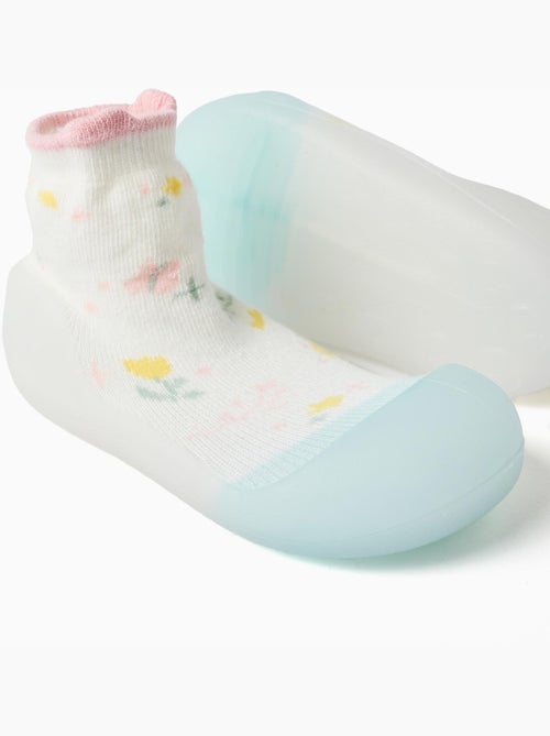 Patucos con motivo floral - Kiabi