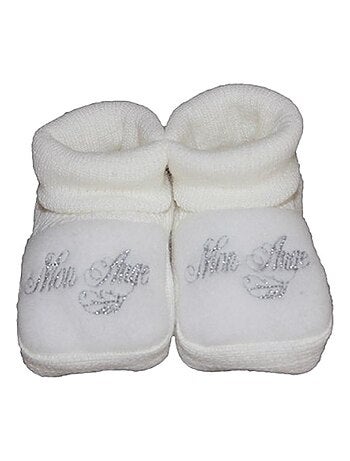 Patucos de bebé "Mon Ange" de LES CHATOUNETS