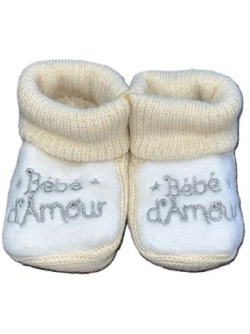 Patucos de bebé "BB D'AMOUR" de LES CHATOUNETS - Kiabi