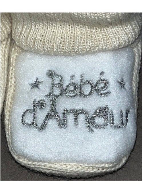 Patucos de bebé "BB D'AMOUR" de LES CHATOUNETS - Kiabi