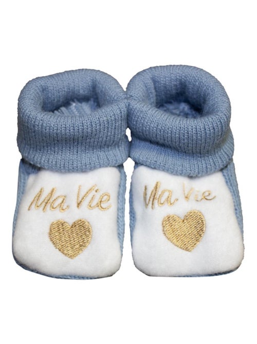 Patucos de bebé "Ma Vie" de LES CHATOUNETS - Kiabi