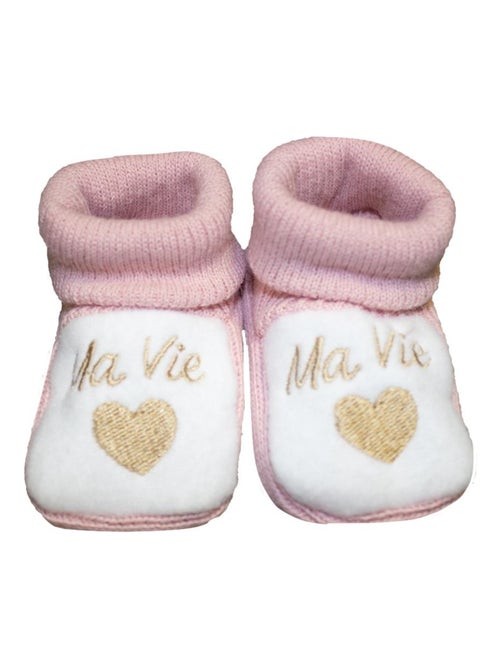Patucos de bebé "Ma Vie" de LES CHATOUNETS - Kiabi